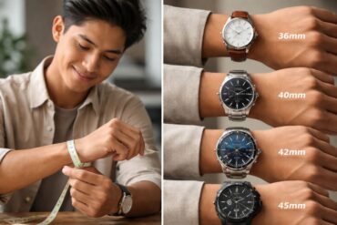 ukuran diameter jam tangan pria