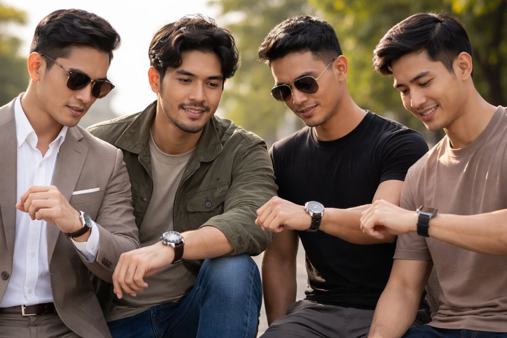 jenis dan model jam tangan pria